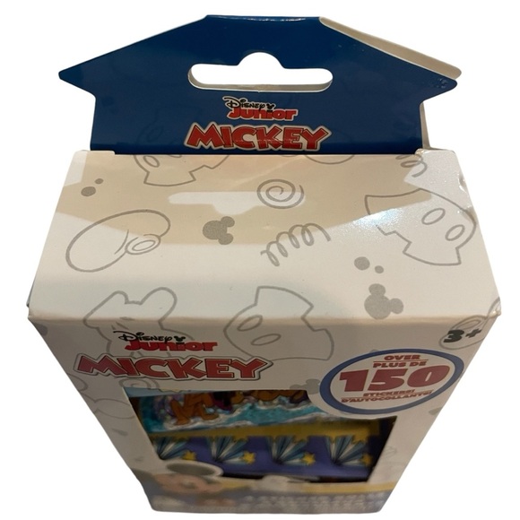 Disney Junior Mickey Mouse Clubhouse Mickey Over 150 Stickers 4 Rolls Kids Fun - Picture 2 of 5